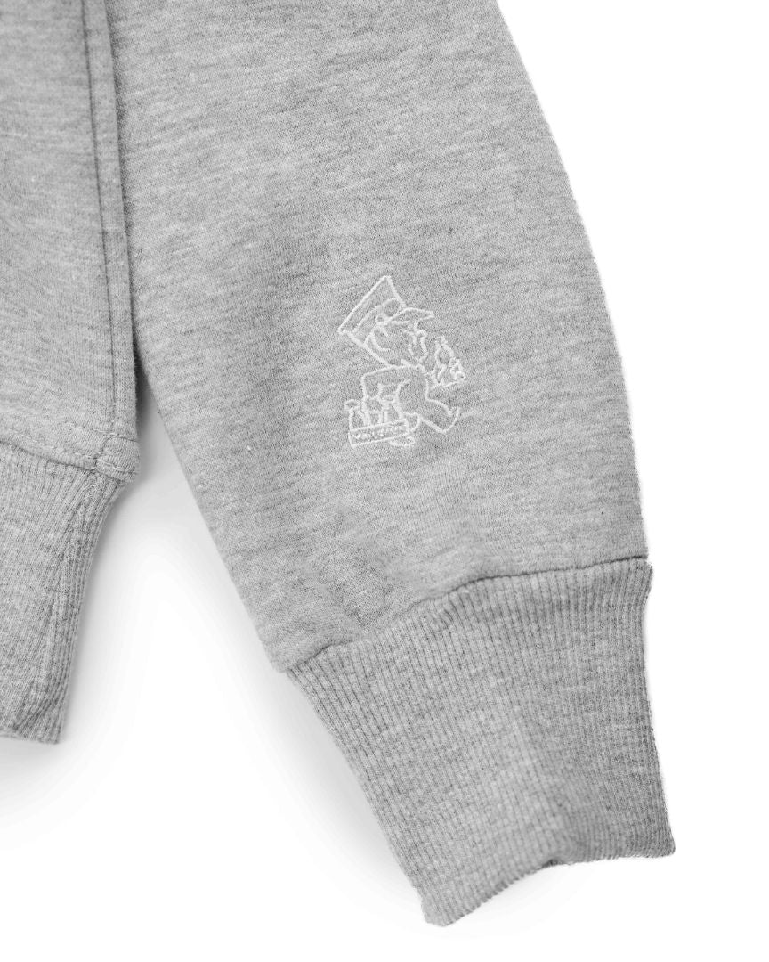 Milk Gym Hoodie - Grey #Colour_Grey