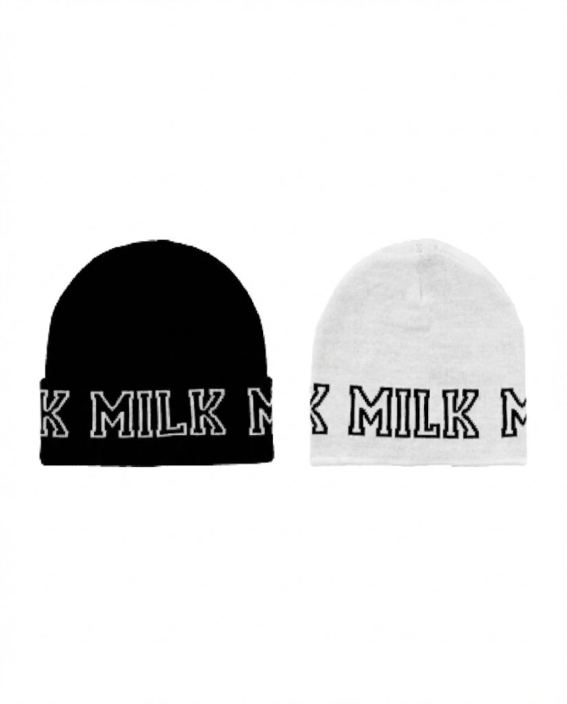Milk Beanie Hat