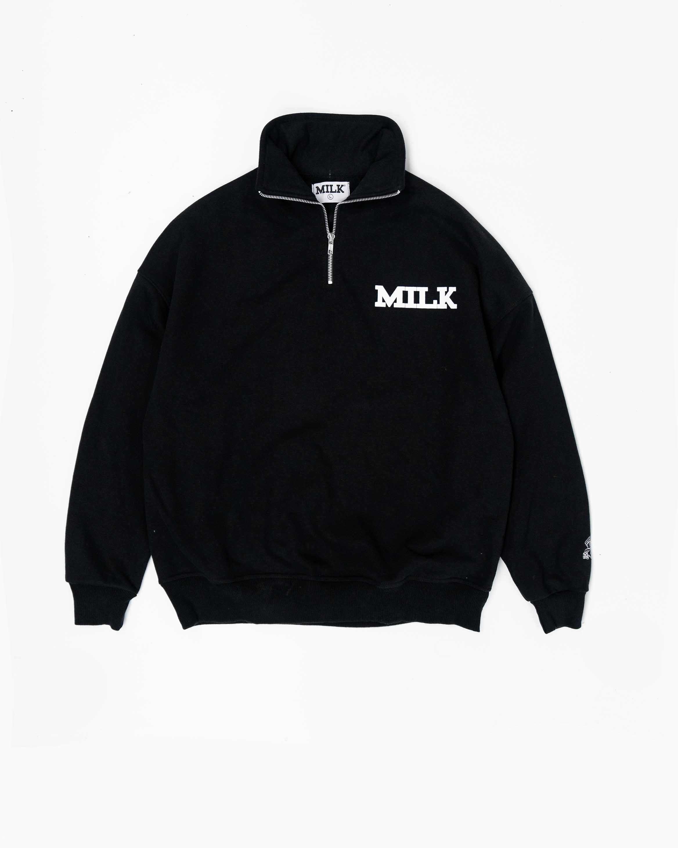 Milk Spellout 1/4 Zip