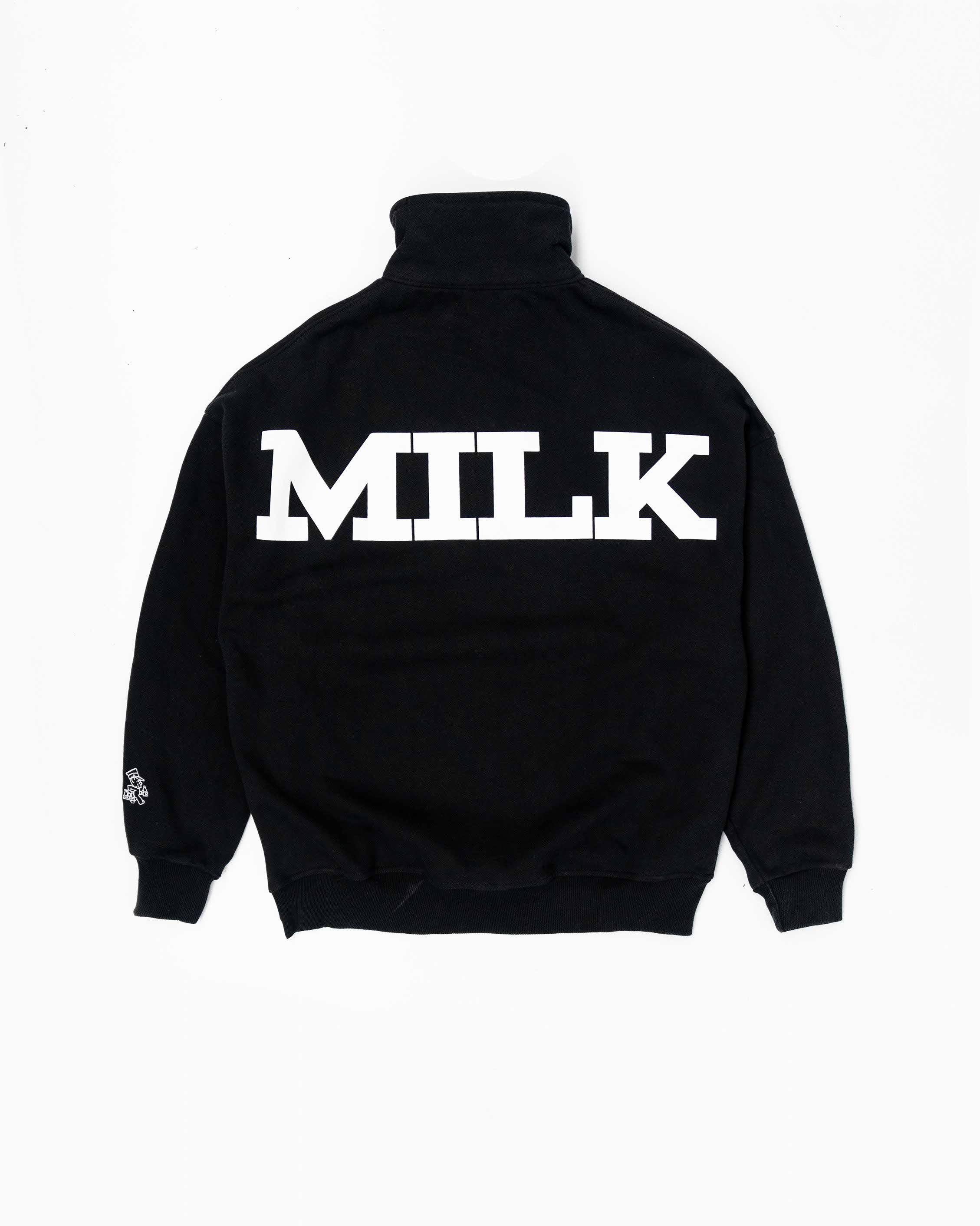 Milk Spellout 1/4 Zip