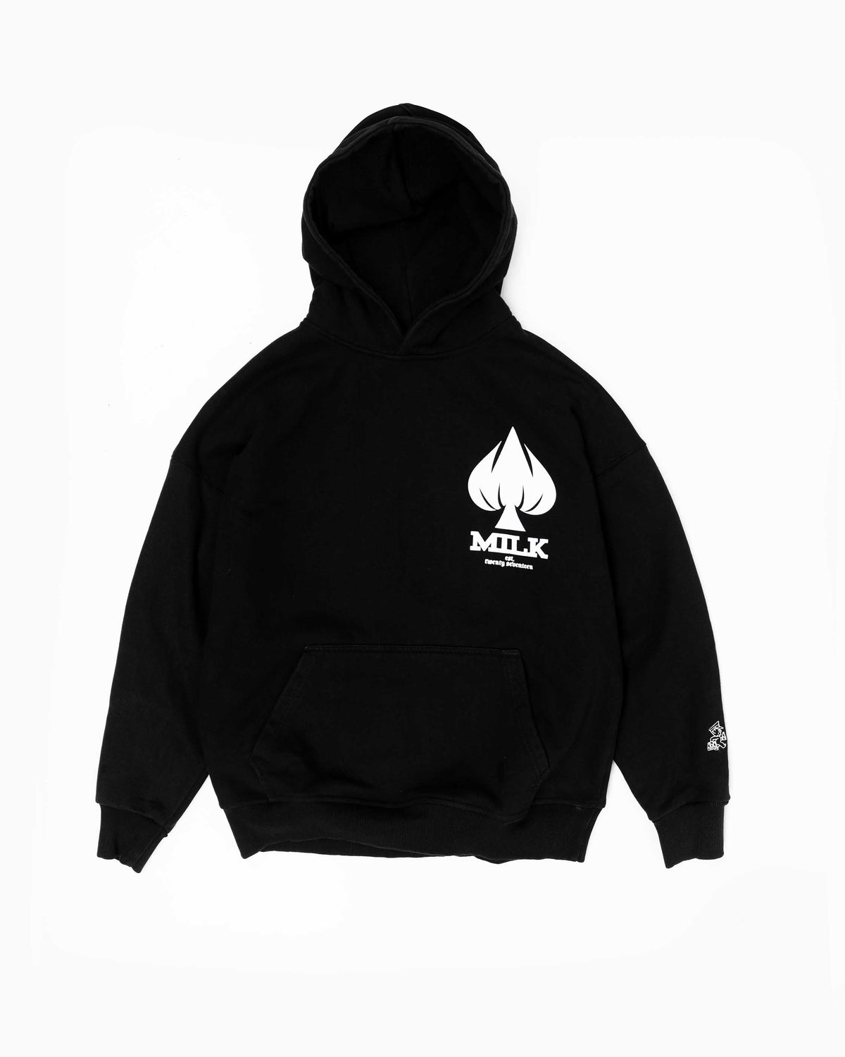 Ace Of Spades Hoodie - Washed Black #Colour_Washed Black