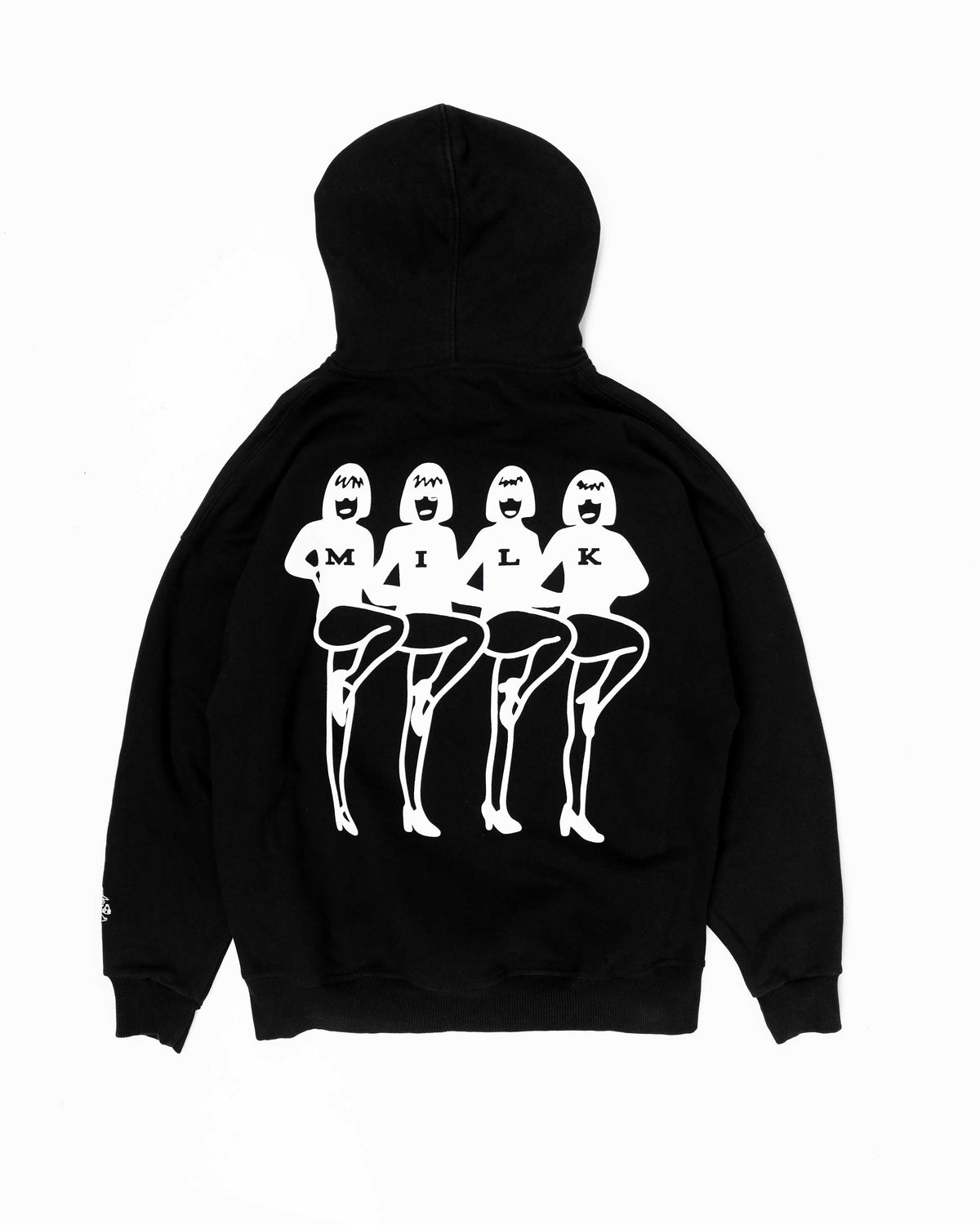 Dancing Girls Hoodie - Washed Black #Colour_Washed Black