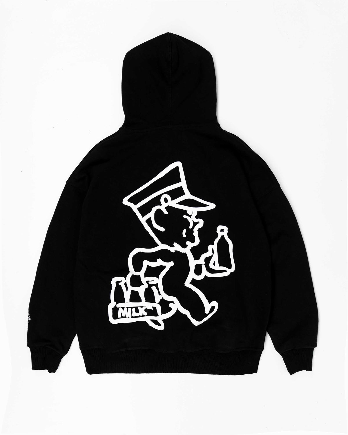 Colin Hand Drawn Hoodie - Washed Black #Colour_Washed Black