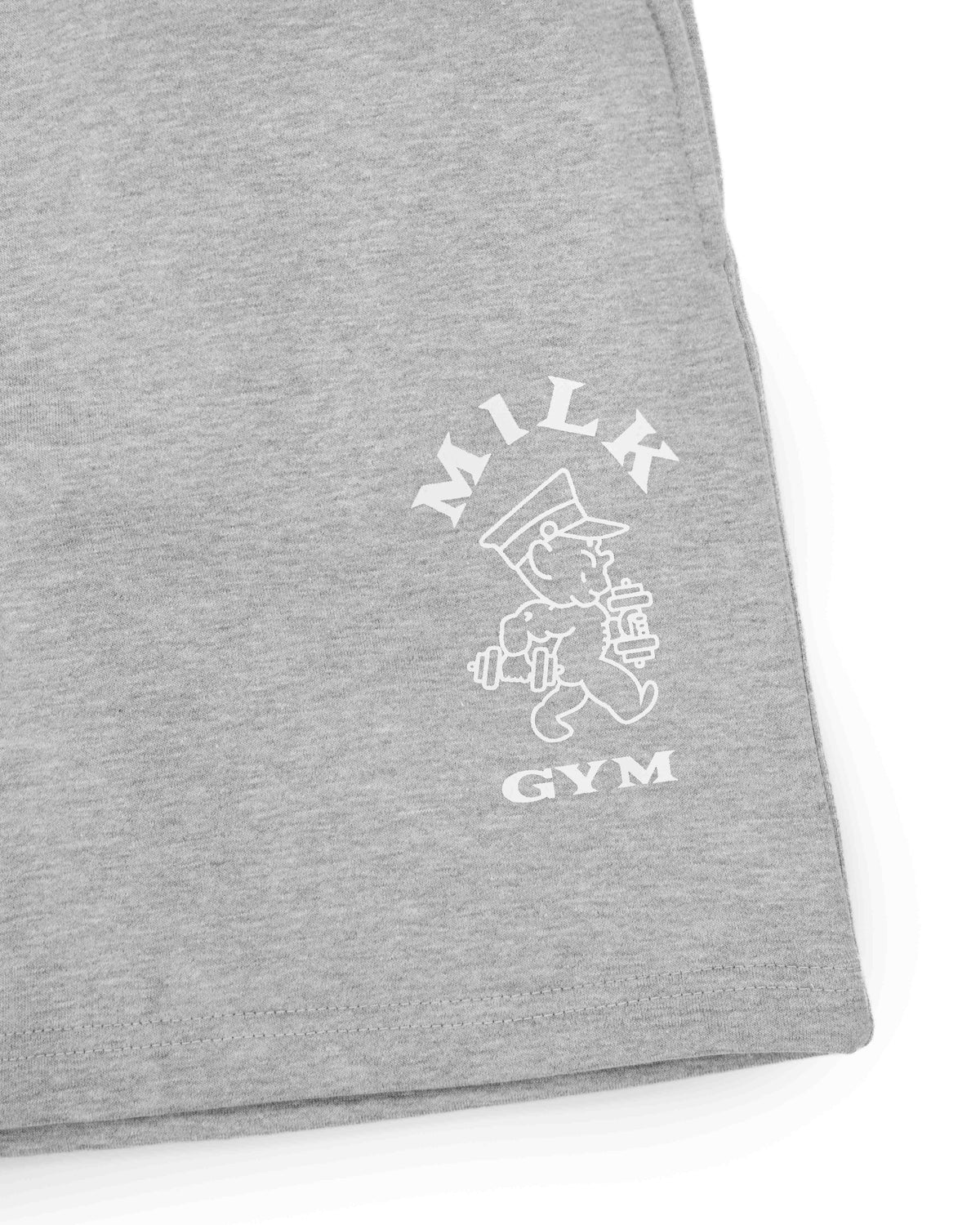 Milk Gym Shorts - Grey #Colour_Grey