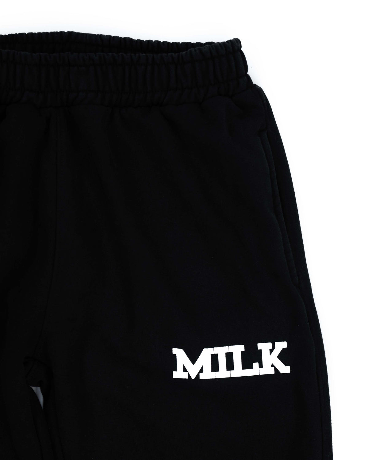 Milk Spell Out Joggers - Washed Black #Colour_Washed Black