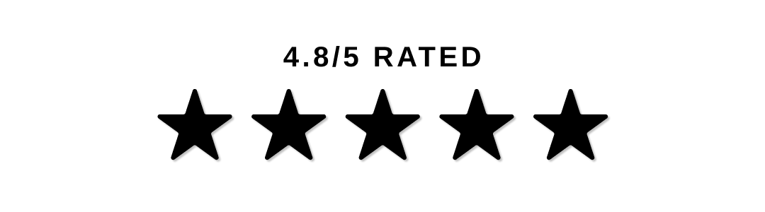 4.8/5 Rated by Customers