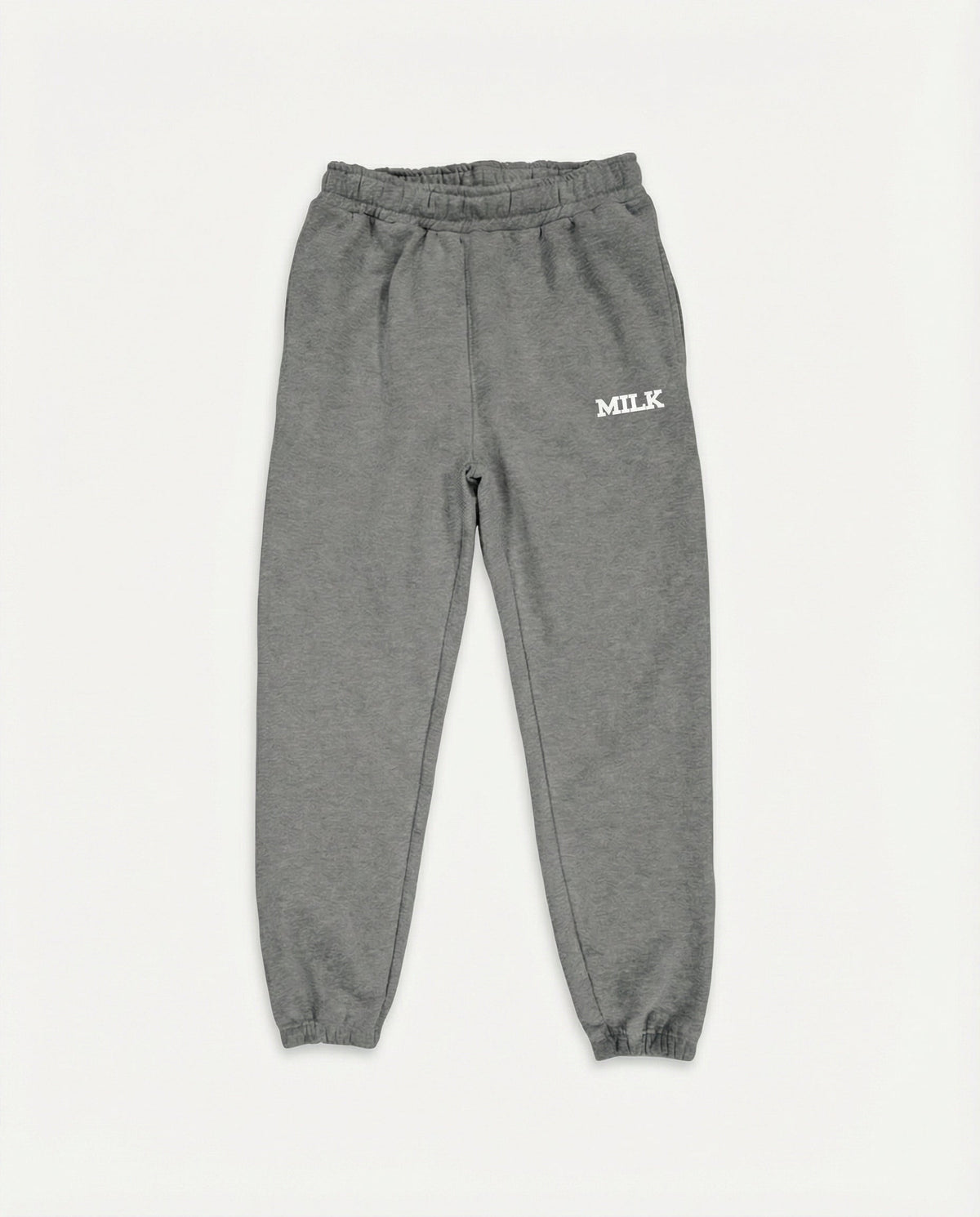 Milk Spell Out Joggers - Washed Grey #Colour_Washed Grey