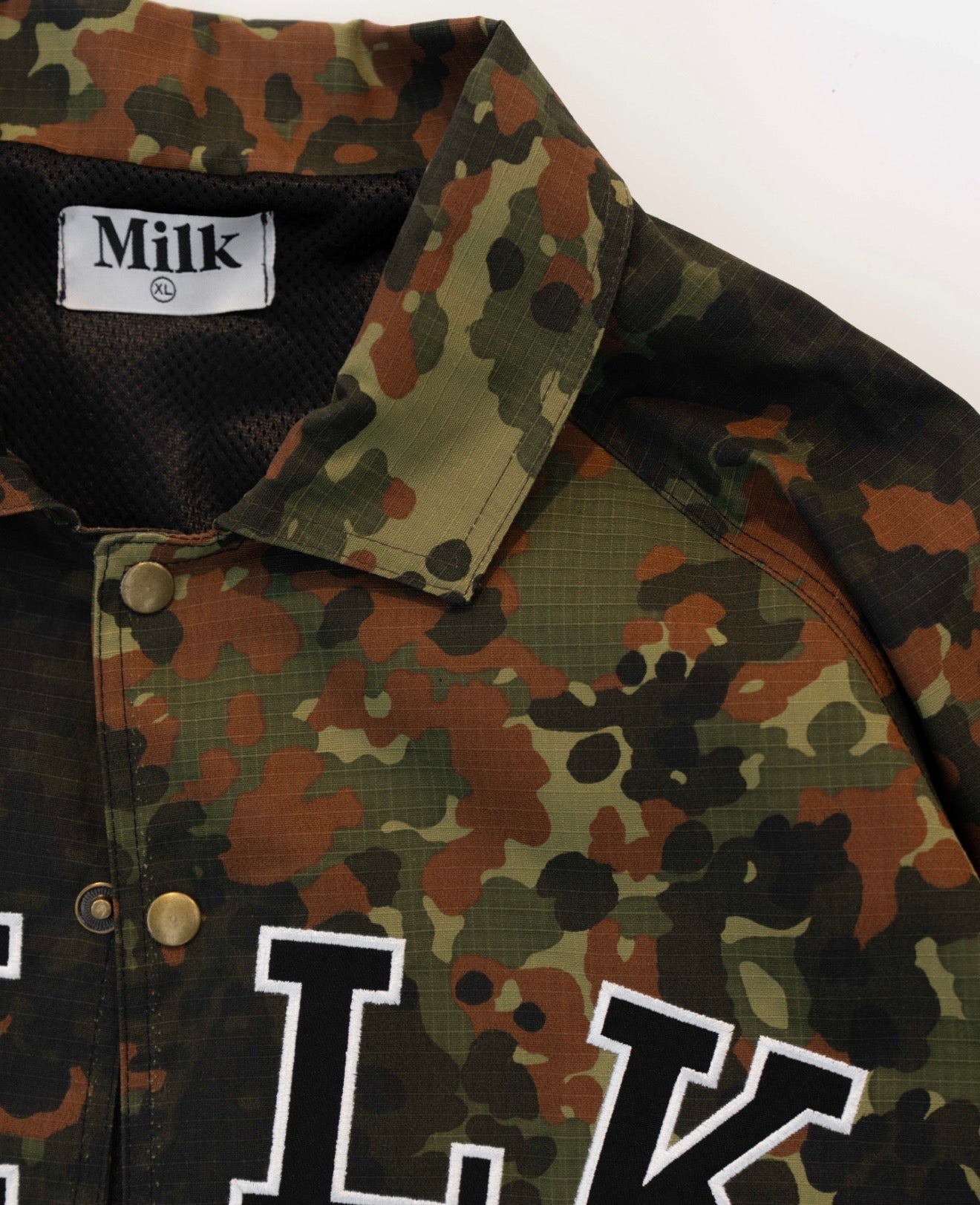 Milk Jerry Camo Coach Jacket