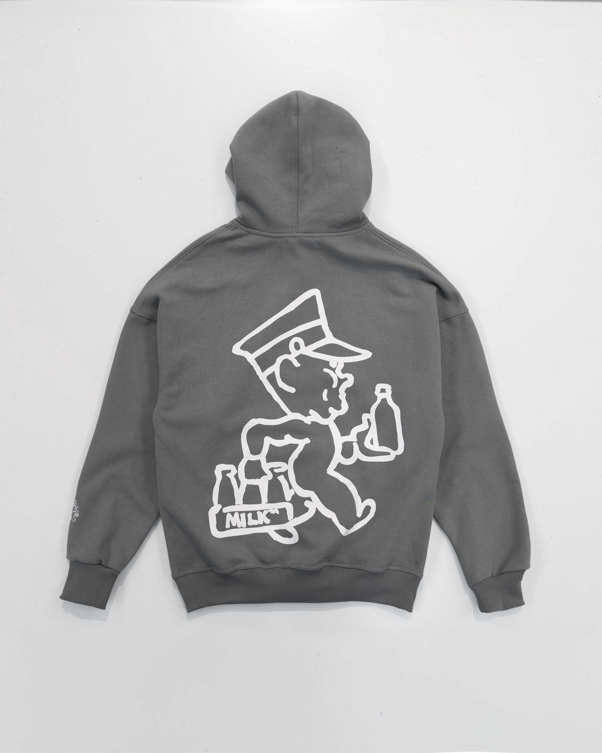 Colin Hand Drawn Hoodie - Washed Grey #Colour_Washed Grey