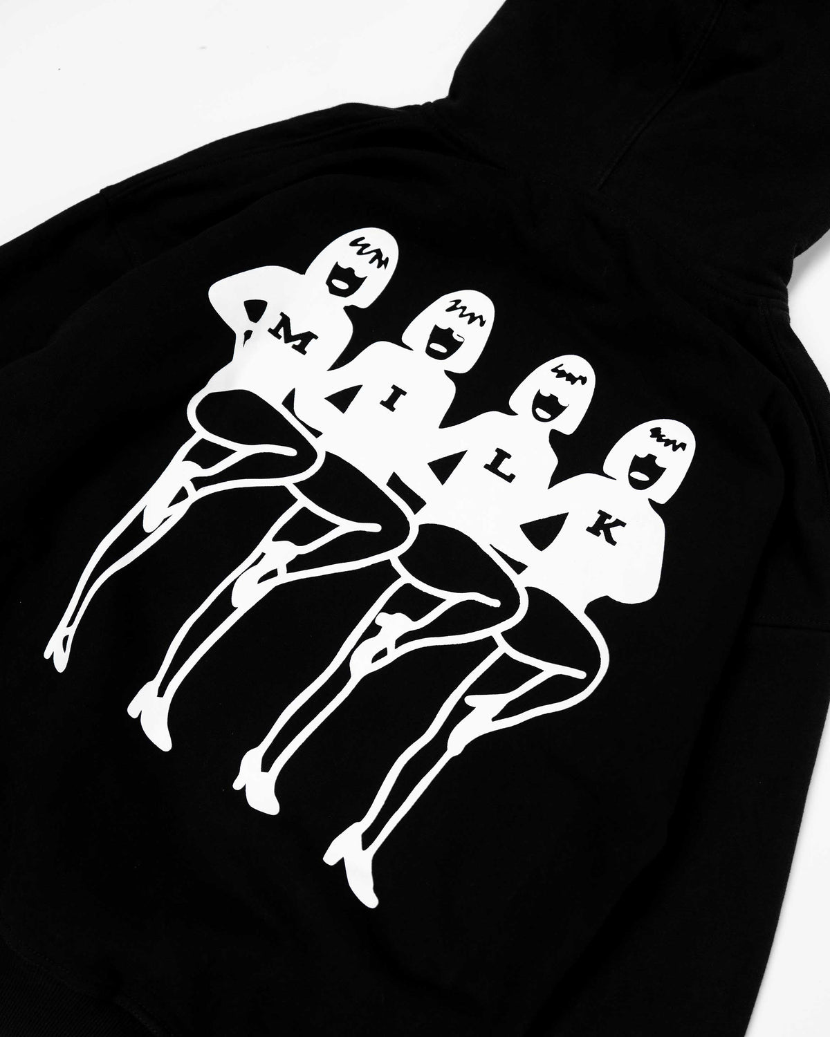 Dancing Girls  Hoodie - Washed Black #Colour_Washed Black