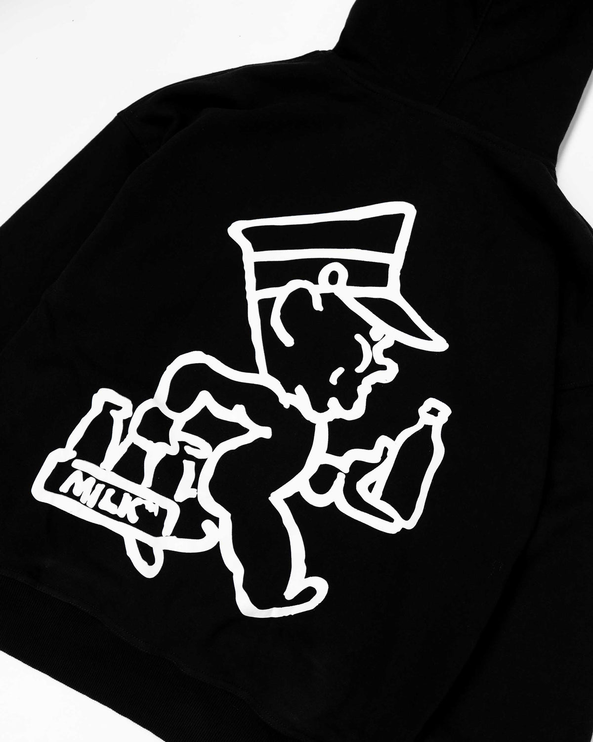 Colin Hand Drawn Hoodie - Washed Black #Colour_Washed Black