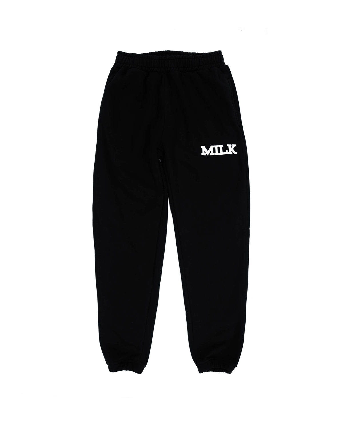Milk Spell Out Joggers - Washed Black #Colour_Washed Black